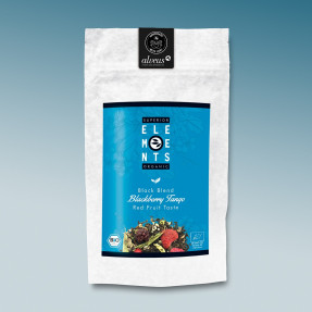 Black fruity organic tea, red fruit taste, Blackberry Tango, Alveus®