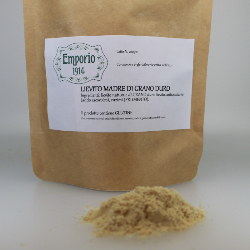 Lievito madre secco di grano duro, da farine di Altamura. 150gr