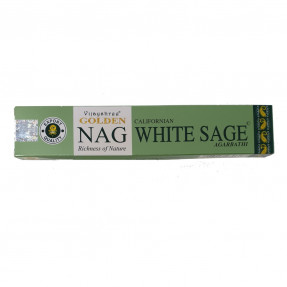 Incense Golden Nag White Sage, 15gr