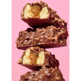 Deluxe protein bar with hazelnut butter, 55g