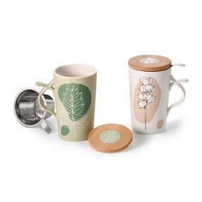 New bone china infuser mug MEDEA, 0.4l