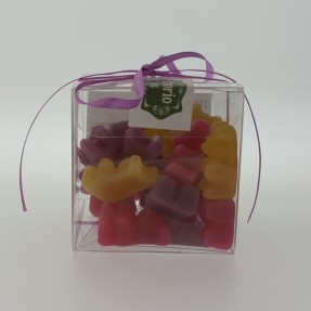 FUCHSIA fruit tea gummy bear almond-apple-mango