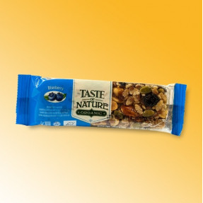 Organic blueberry bar